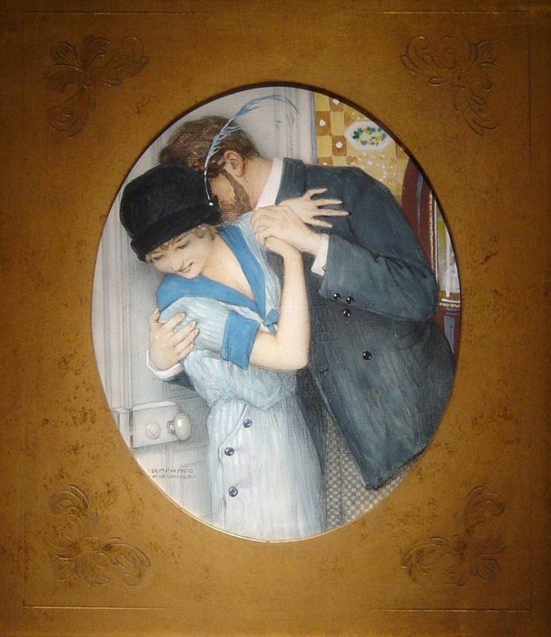 Amorous Couple by Albert Emile Kirchner